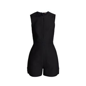 Adam Lippes Wool-Silk Sleeveless Romper size 6
